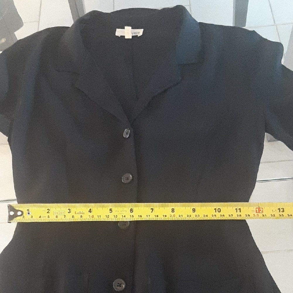 Wilfred🖤Classic Shirt Dress Long Sleeve Dress with Front Pockets Size00 - Picture 9 of 10